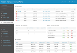 Remote backup monitoring and remote management