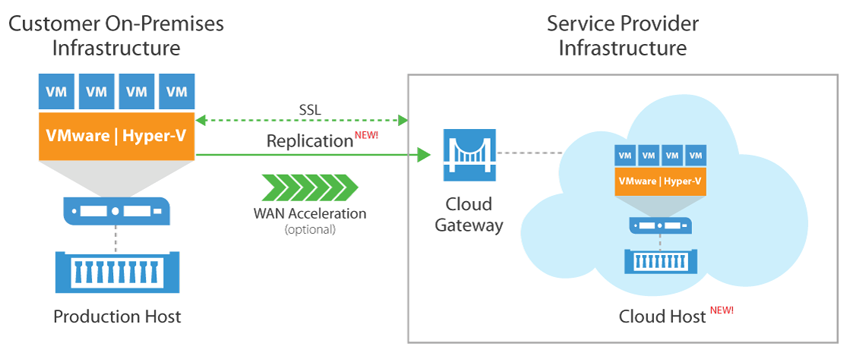 Affordable and efficient cloud-based disaster recovery